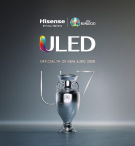 Emozioni senza limiti con Hisense ULED U7, il TV ufficiale di EURO 2020