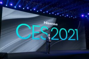A CES 2021 Hisense punta sulla linea dei TriChroma Laser TV