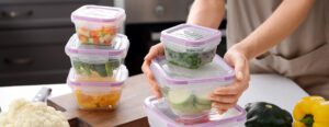 Come conservare il cibo nei contenitori in plastica riciclabile