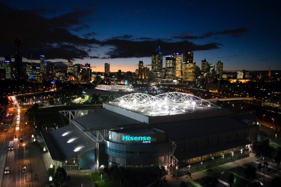 Sponsor ufficiale degli Australian Open e diritti di denominazione della Hisense Arena 2008