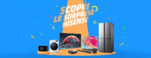 Hisense: in occasione dell’Amazon Prime Day sconti vantaggiosi su TV ed elettrodomestici